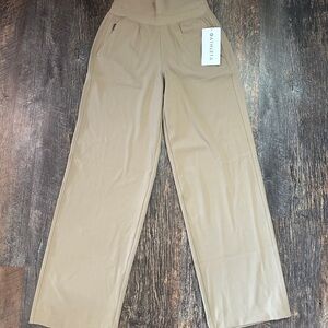 Athleta Tan Wide Leg Pants